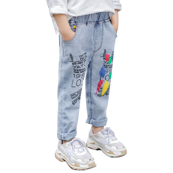 Kids Jeans for Boys Letter Print Baby Boy Denim Trausers Children Boys Fashion Denim Pants Infant Jeans Clothing 2-9 Years
Kids Jeans for Boys Letter Print Baby Boy Denim Trausers Children Boys Fashion Denim Pants Infant Jeans Clothing 2-9 Years