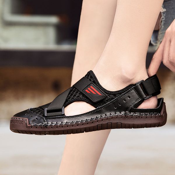 quality new summer fashion men's sandals breathable men shoes beach sandals man outdoor casual shoes roman slippers size 39-48, Black
quality new summer fashion men's sandals breathable men shoes beach sandals man outdoor casual shoes roman slippers size 39-48, Black