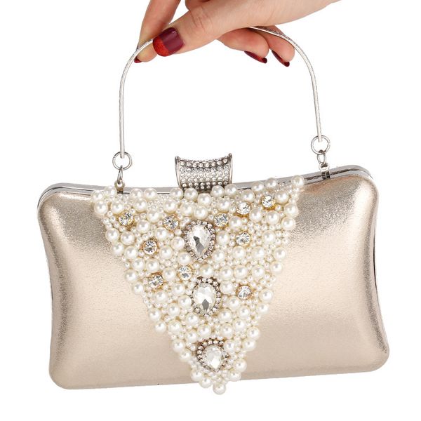 pearl dinner bag new fashion women's shoulder diagonal bag