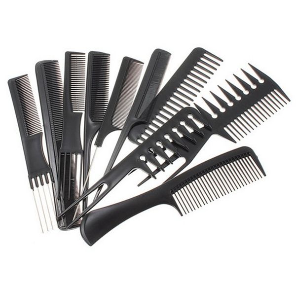 2021 10pcs/set professional hair brush comb salon barber anti-static hair combs hairbrush hairdressing combs hair care styling tools, Silver
2021 10pcs/set professional hair brush comb salon barber anti-static hair combs hairbrush hairdressing combs hair care styling tools, Silver