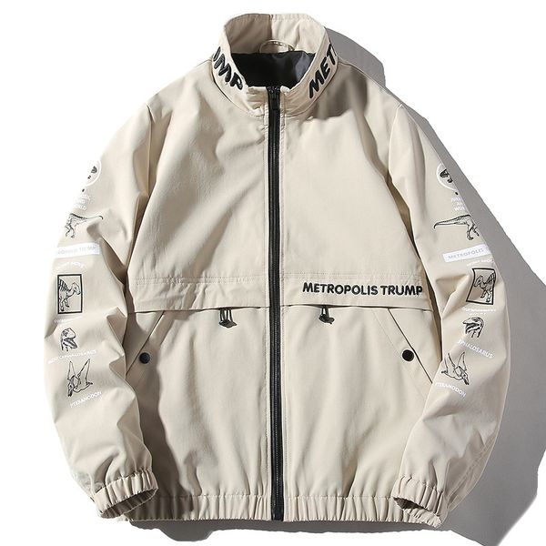 e-baihui men fashion jackets men's embroidered print casual jacket trend brand spring japanese style solid color jackets male, Black;brown
e-baihui men fashion jackets men's embroidered print casual jacket trend brand spring japanese style solid color jackets male, Black;brown