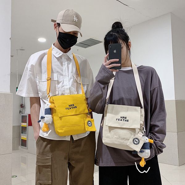 2020 new korean lady shoulder bag harajuku sail cloth mass simple couples shoulder bag
2020 new korean lady shoulder bag harajuku sail cloth mass simple couples shoulder bag