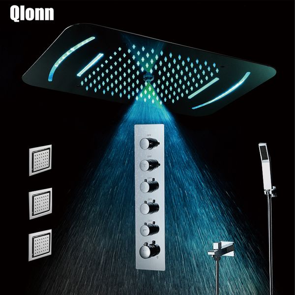 mist осадков водопад насадка для душа светодиодные showerhead термостатический смеситель для душа смеситель встроенный потолочные душ набор
mist осадков водопад насадка для душа светодиодные showerhead термостатический смеситель для душа смеситель встроенный потолочные душ набор