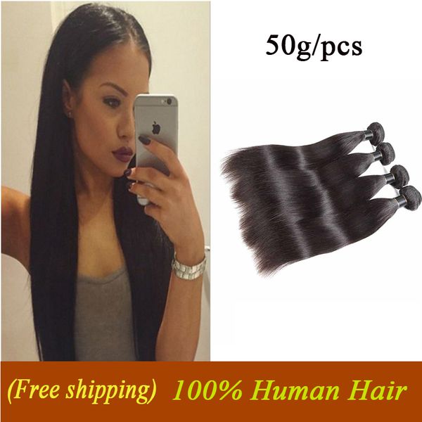 fashion brazilian malaysian peruvian virgin human hair extensions 5/6pcs lot straight huge stocks human hair weaves straight 50g/pcs, Black
fashion brazilian malaysian peruvian virgin human hair extensions 5/6pcs lot straight huge stocks human hair weaves straight 50g/pcs, Black