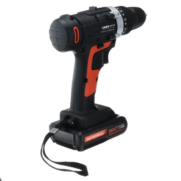 26v 350nm rechargeable electric cordless drill screwdriver power driver lithium battery multifunction electric power drill tools
26v 350nm rechargeable electric cordless drill screwdriver power driver lithium battery multifunction electric power drill tools