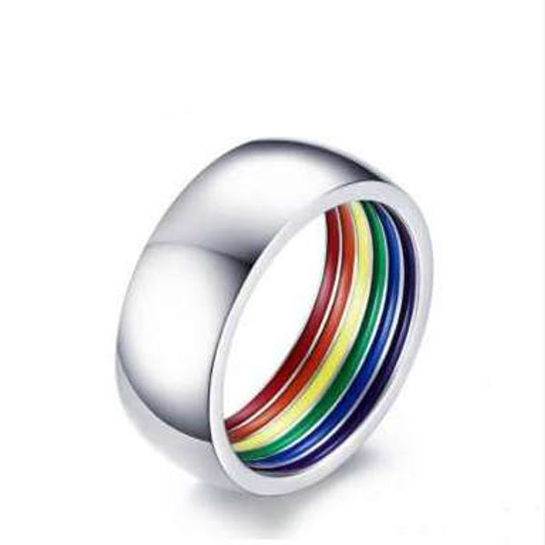 rainbow gay ring men's hip hop bling ring bling jewelry marine micro paved design couple rings for gifts ing, Silver
rainbow gay ring men's hip hop bling ring bling jewelry marine micro paved design couple rings for gifts ing, Silver