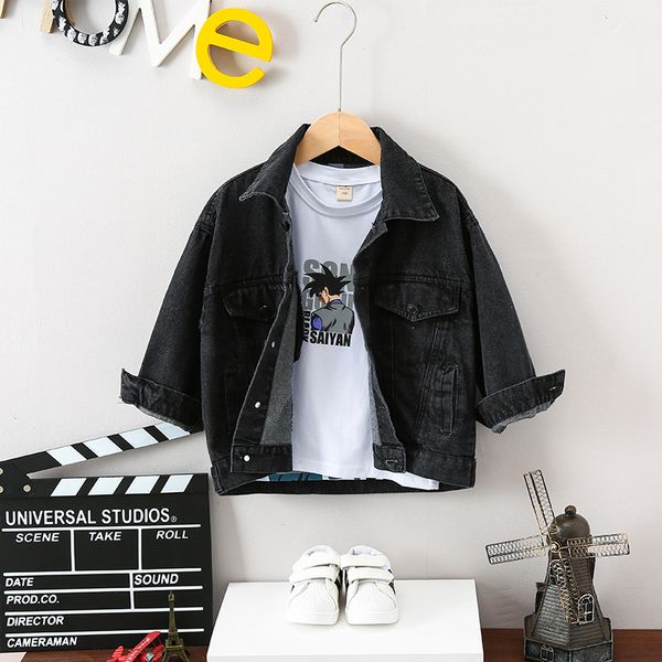 new boys turn-down collar denim coats 3-13 years old fashion korean children's coats spring and autumn long sleeve kids clothes, Blue;gray
new boys turn-down collar denim coats 3-13 years old fashion korean children's coats spring and autumn long sleeve kids clothes, Blue;gray