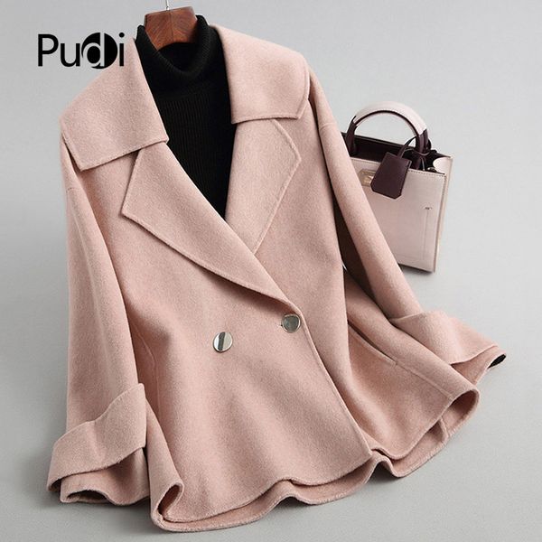 pudi a88329 women winter warm real wool jacket vest genuine leisure girl coat lady jacket overcoat, Black
pudi a88329 women winter warm real wool jacket vest genuine leisure girl coat lady jacket overcoat, Black