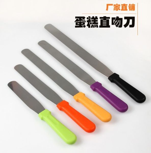 plastic handle directly kiss the knife stainless steel cake spatula scraper bake cultivate tool 6/8/10/12 inch
plastic handle directly kiss the knife stainless steel cake spatula scraper bake cultivate tool 6/8/10/12 inch