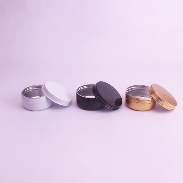 50pcs 50g/ml black gold white aluminum metal containers makeup skin care cream lotion cosmetics container cream jar pot bottle
50pcs 50g/ml black gold white aluminum metal containers makeup skin care cream lotion cosmetics container cream jar pot bottle