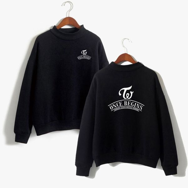 women spring fashion harajuku kawaii turtleneck hoodies twice once begins sweatshirt pullover for girl, Black
women spring fashion harajuku kawaii turtleneck hoodies twice once begins sweatshirt pullover for girl, Black