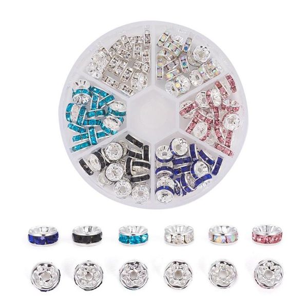 1box rhinestone rondelles crystal bead brass loose spacer beads for diy handmade bracelet jewelry making accessories supplies, Blue;slivery
1box rhinestone rondelles crystal bead brass loose spacer beads for diy handmade bracelet jewelry making accessories supplies, Blue;slivery