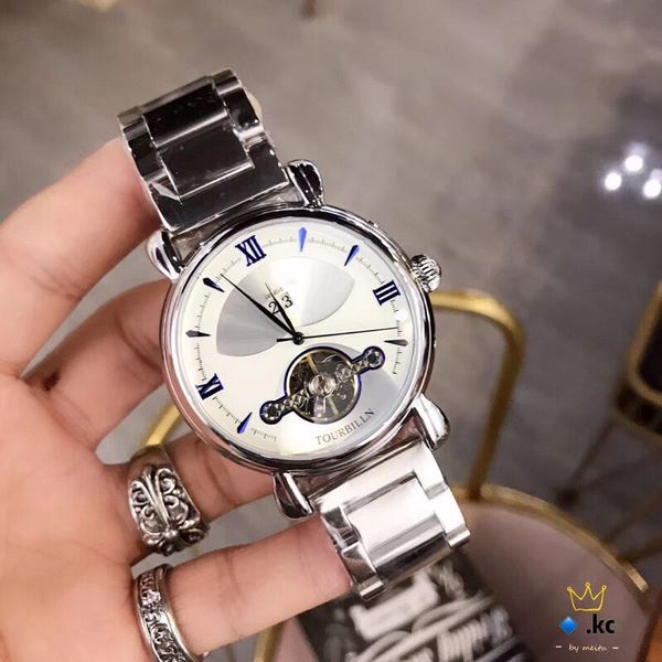 business brand designer mens watch luxury mechanical automatic flywheel 42mm stainless steel band fashion man watches for men christmas vale, Slivery;brown
business brand designer mens watch luxury mechanical automatic flywheel 42mm stainless steel band fashion man watches for men christmas vale, Slivery;brown