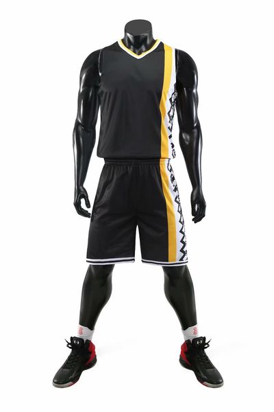 new style basketball uniform sets sports jersey for men 66, Black;red 
new style basketball uniform sets sports jersey for men 66, Black;red