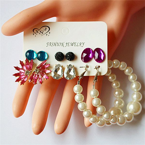 new fashion women's jewelry wholesale girl birthday party pearl/pink/black/white earrings beautiful 6 pairs /set earrings gift, Golden;silver
new fashion women's jewelry wholesale girl birthday party pearl/pink/black/white earrings beautiful 6 pairs /set earrings gift, Golden;silver