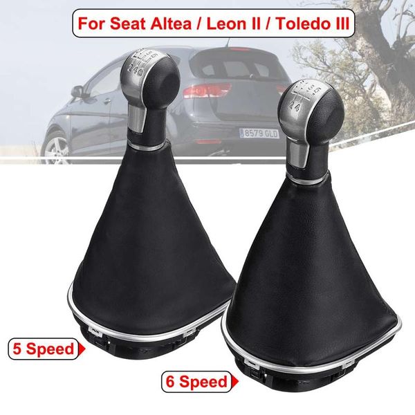 5/6 speed manual gear shift knob with pu leather gaiter boot cover for seat altea for leon ii toledo iii 2004-2012
5/6 speed manual gear shift knob with pu leather gaiter boot cover for seat altea for leon ii toledo iii 2004-2012