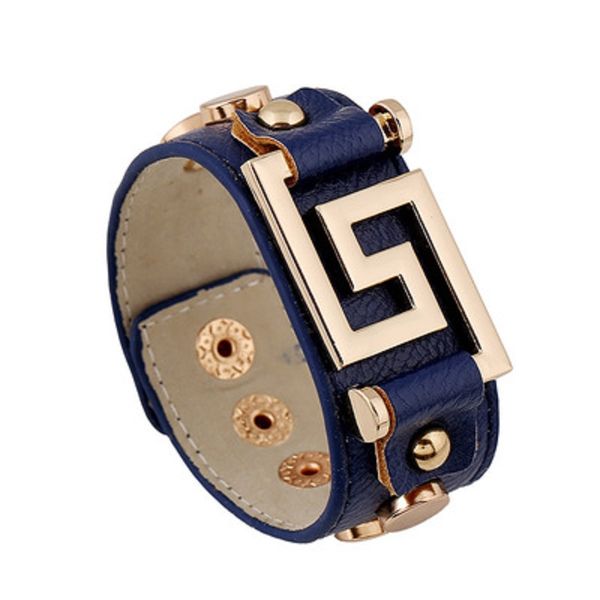 couple rivet leather bracelet bangle for men women vintage punk pu leather wristband with snap fastener jewelry accessories gifts, Golden;silver
couple rivet leather bracelet bangle for men women vintage punk pu leather wristband with snap fastener jewelry accessories gifts, Golden;silver