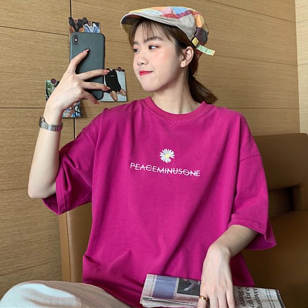 2020 new summer tees women harajuku little daisy embroidered t-shirt loose round neck short sleeve oversize t-shirt female, White
2020 new summer tees women harajuku little daisy embroidered t-shirt loose round neck short sleeve oversize t-shirt female, White