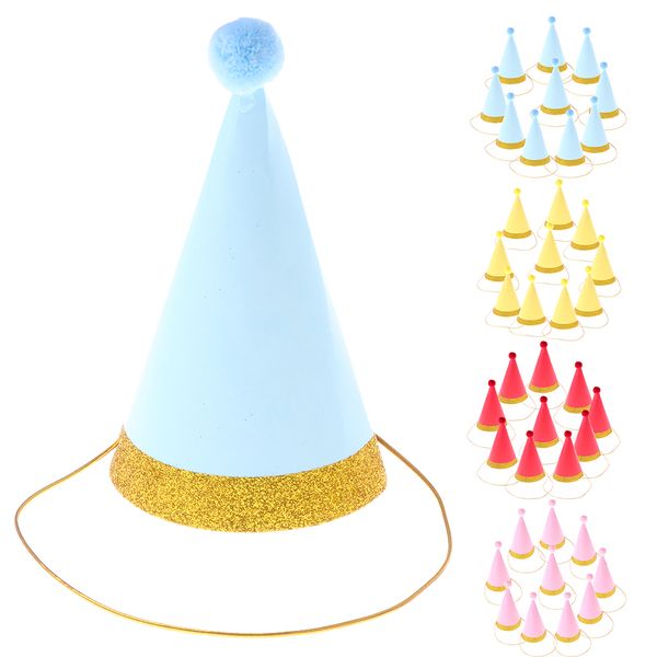 happy birthday series baby party hat for baby shower birthday party paper cone hat with pompom for kids adults multi color
happy birthday series baby party hat for baby shower birthday party paper cone hat with pompom for kids adults multi color