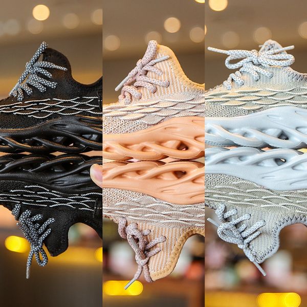 2019 autumn terracotta warriors luminous coconut women's flying coconut children's children's sneakers sports shoes mesh shoe, Black
2019 autumn terracotta warriors luminous coconut women's flying coconut children's children's sneakers sports shoes mesh shoe, Black