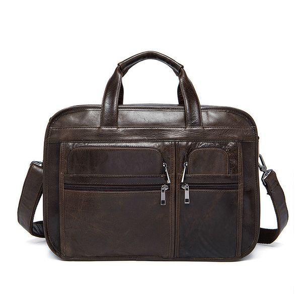 genuine leather male layer cowhide man briefcase business affairs handbag single shoulder satchel computer office bags for men
genuine leather male layer cowhide man briefcase business affairs handbag single shoulder satchel computer office bags for men