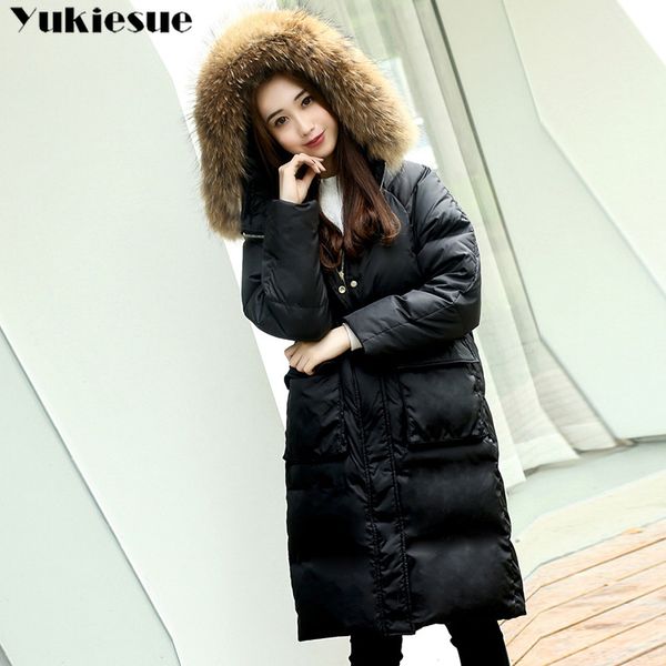 thicken warm winter coat women oversize 2018 large real natural fur white duck down parka hooded outerwear winter jacket women, Black
thicken warm winter coat women oversize 2018 large real natural fur white duck down parka hooded outerwear winter jacket women, Black