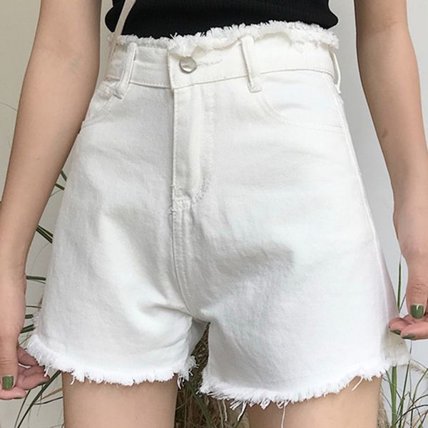 women's 2020 high waist slim denim shorts students wear loose high waist holes outside summer jeans short, Blue
women's 2020 high waist slim denim shorts students wear loose high waist holes outside summer jeans short, Blue