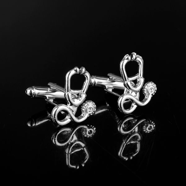 dongsheng men's fashion jewelry silver cufflinks stethoscope cufflinks rn emt md christmas accessorie gift-4, Silver;golden
dongsheng men's fashion jewelry silver cufflinks stethoscope cufflinks rn emt md christmas accessorie gift-4, Silver;golden