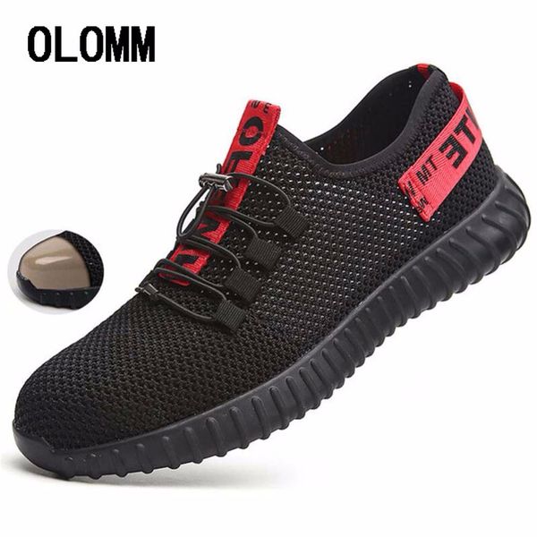 summer fashion men puncture-proof safety footwear casual work shoes men size safety shoes steel toe breathable work boots 35-46, Black
summer fashion men puncture-proof safety footwear casual work shoes men size safety shoes steel toe breathable work boots 35-46, Black