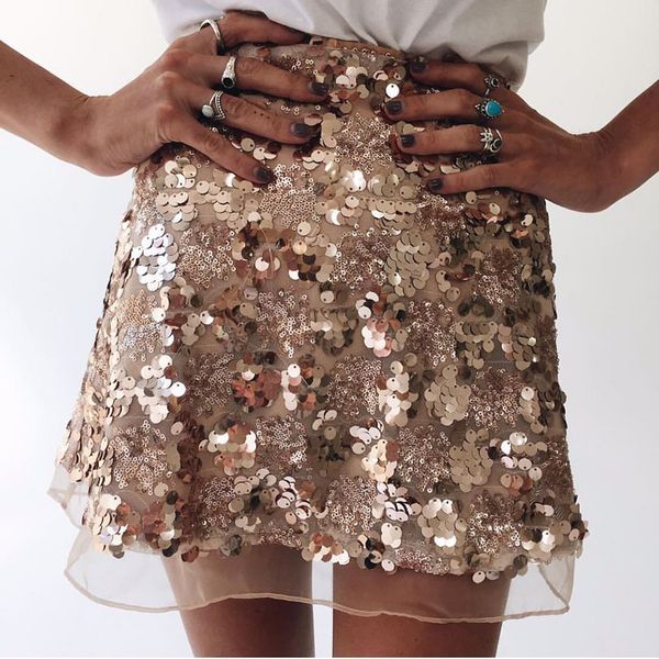 shinning empire sequin mini skirt women a line elegant plus size party foil skirts robe femme summer faldas mujer moda 2019, Black
shinning empire sequin mini skirt women a line elegant plus size party foil skirts robe femme summer faldas mujer moda 2019, Black