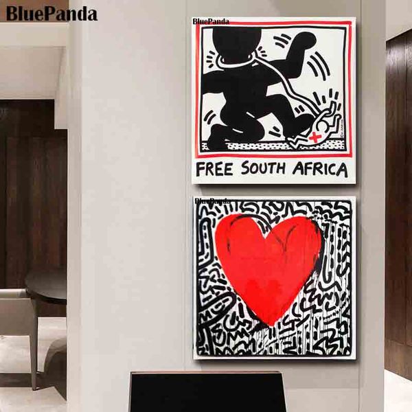 harings graffiti poster abstract canvas painting on the wall art pictures bedroom decoration home decor
harings graffiti poster abstract canvas painting on the wall art pictures bedroom decoration home decor