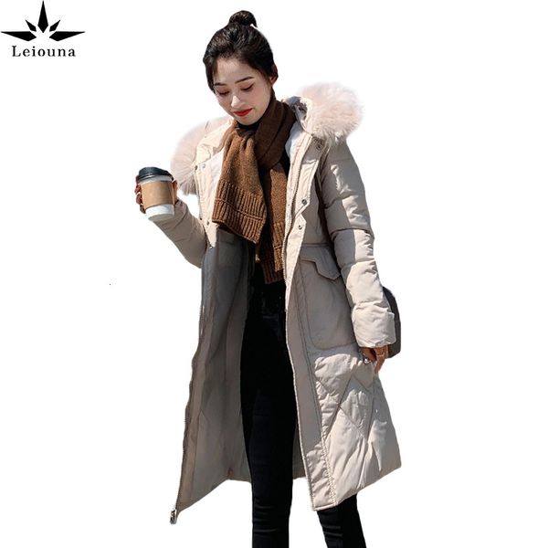 leiouna 2019 winter new long thick fur hooded warm fashion jackets women streetwear casual solid cotton parka coats, Black
leiouna 2019 winter new long thick fur hooded warm fashion jackets women streetwear casual solid cotton parka coats, Black