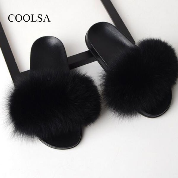 in summer, colorful lady fox's fluffy leather shoes are prepared for beautiful fox hair women, Black
in summer, colorful lady fox's fluffy leather shoes are prepared for beautiful fox hair women, Black