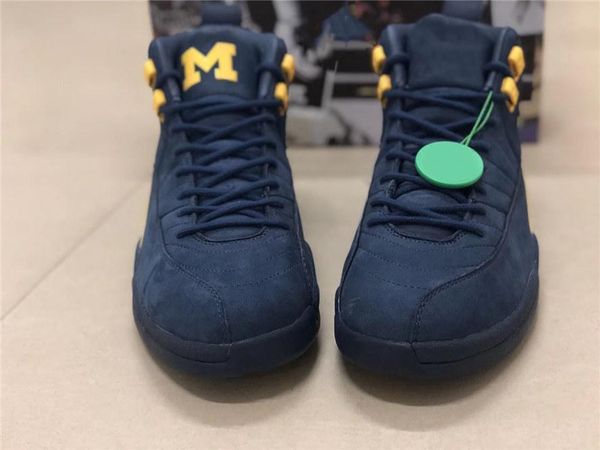 2018 release 12 rtr michigan nrg psny 12s men basketball shoes authentic real carbon fiber collego navy amarillo bq3180 -407 sports sneake, Black
2018 release 12 rtr michigan nrg psny 12s men basketball shoes authentic real carbon fiber collego navy amarillo bq3180 -407 sports sneake, Black