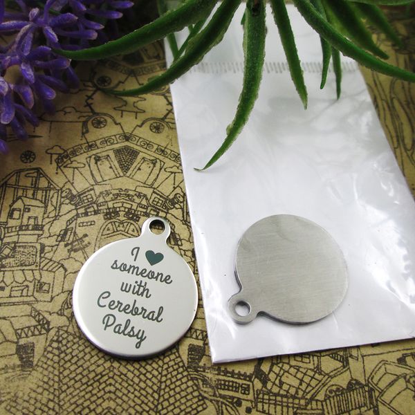 40pcs--"i heart someone with cerebral palsy"stainless steel charms more style for choosing diy charms pendants for necklace, Bronze;silver
40pcs--"i heart someone with cerebral palsy"stainless steel charms more style for choosing diy charms pendants for necklace, Bronze;silver