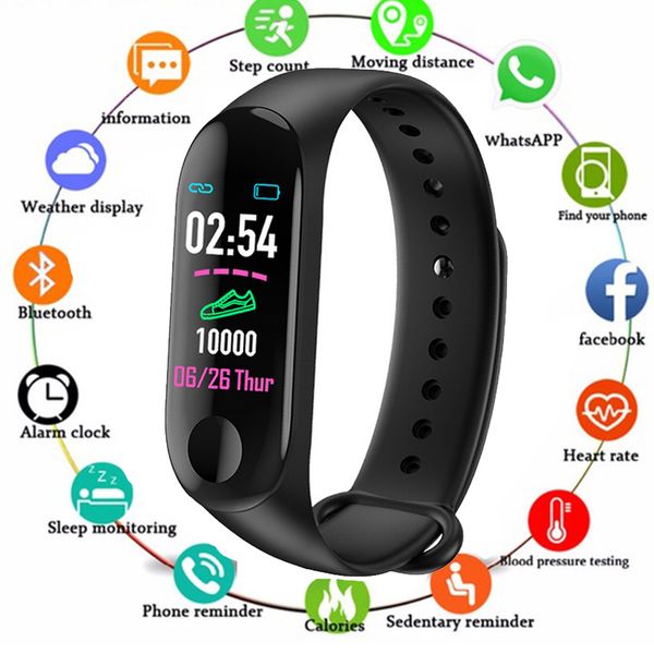 m3 pro smart band waterproof fitness tracker m3 plus smart bracelet blood pressure heart rate monitor watch pk mi band 3, Slivery;brown
m3 pro smart band waterproof fitness tracker m3 plus smart bracelet blood pressure heart rate monitor watch pk mi band 3, Slivery;brown