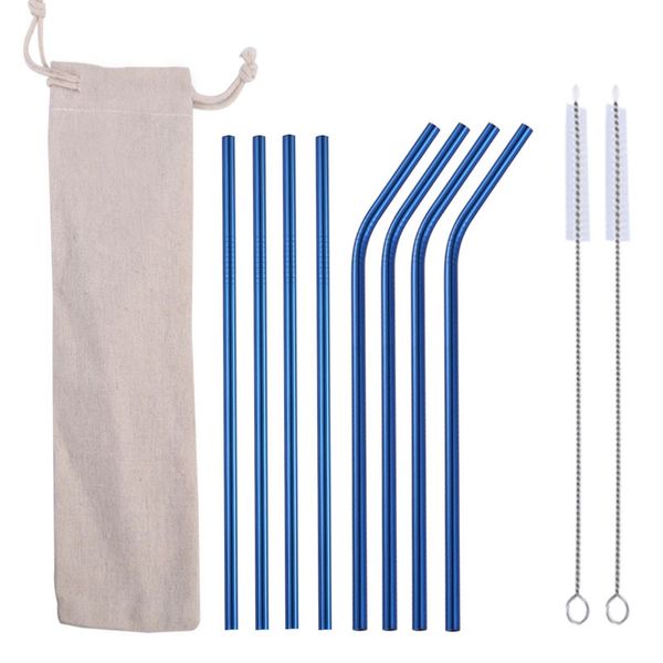 10pcs environmentally friendly reusable stainless steel straw brush set portable travel beach outdoor straw set
10pcs environmentally friendly reusable stainless steel straw brush set portable travel beach outdoor straw set