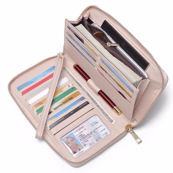 wallet women wallet leather women clutch bifold checkbook book holders clutch organizer, Red;black
wallet women wallet leather women clutch bifold checkbook book holders clutch organizer, Red;black