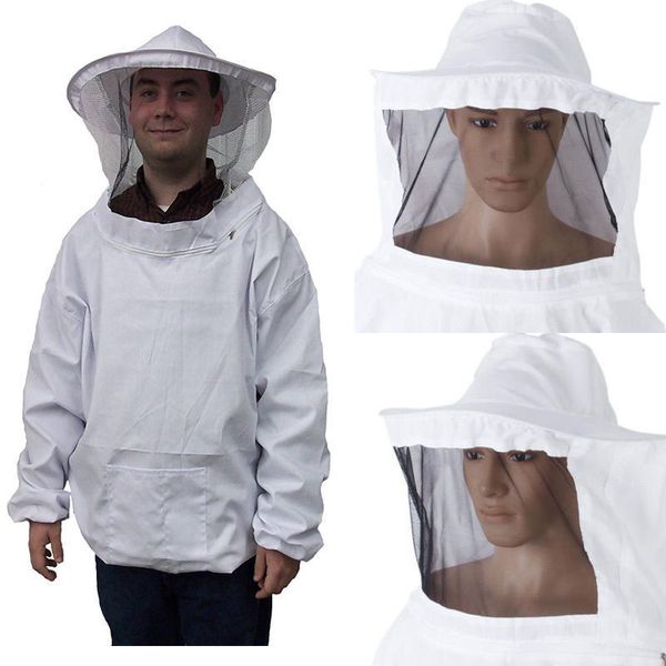 

durable beekeeping jacket veil smock covers supplies bee keeping hat sleeve suit
