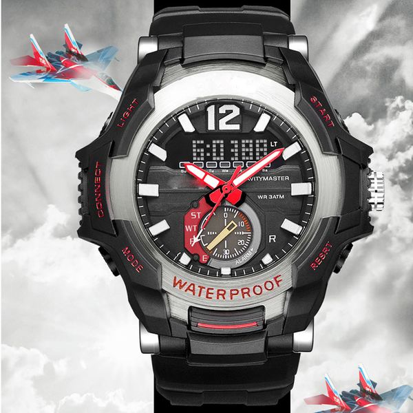 2020 new fashion men's electronic watch alarm clock double display waterproof lcd digital watch metal frame silicone, Slivery;brown
2020 new fashion men's electronic watch alarm clock double display waterproof lcd digital watch metal frame silicone, Slivery;brown