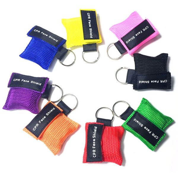 color cpr resuscitator mask keychain first aid emergency face shield mask health care tools, Black
color cpr resuscitator mask keychain first aid emergency face shield mask health care tools, Black