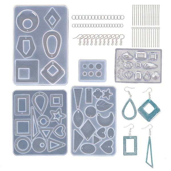 earring resin molds, stud earring jewelry epoxy resin silicone molds include droppers, stirrers, hooks, jump rings, Blue;slivery
earring resin molds, stud earring jewelry epoxy resin silicone molds include droppers, stirrers, hooks, jump rings, Blue;slivery