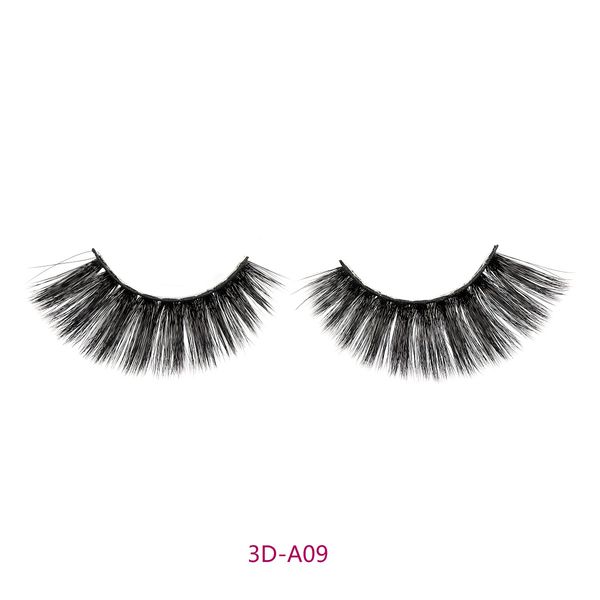 false eyelashes 3d hand-made natural long natural looking soft thick black with glue eyelashes for make-up 3d-a09
false eyelashes 3d hand-made natural long natural looking soft thick black with glue eyelashes for make-up 3d-a09