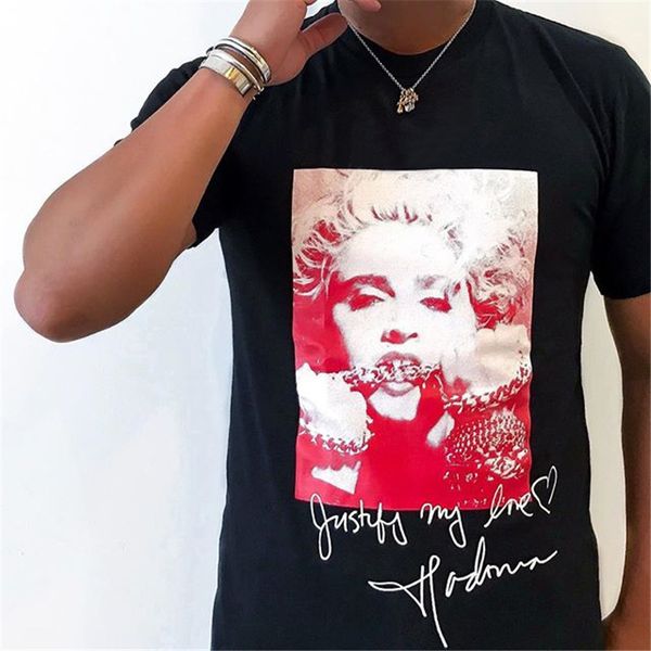 fashion brand mens designer t shirt summer box logo madonna tees men women skateboard streetwear short sleeve, White;black
fashion brand mens designer t shirt summer box logo madonna tees men women skateboard streetwear short sleeve, White;black