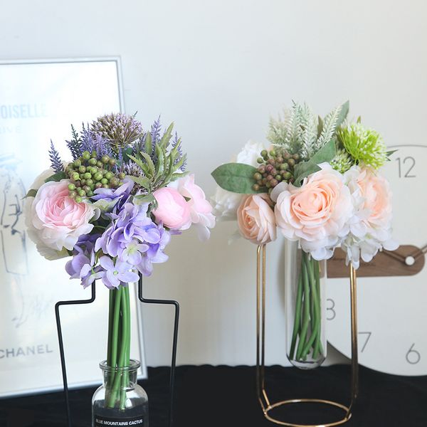 artificial rose heads flower bouquet wedding bridal fake silk flowers hydrangea party valentine's home decoration
artificial rose heads flower bouquet wedding bridal fake silk flowers hydrangea party valentine's home decoration