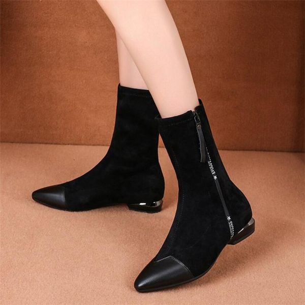 2019 winter cotton shoes black large size women mid-calf warm plush boots comfortable suede female short boot
2019 winter cotton shoes black large size women mid-calf warm plush boots comfortable suede female short boot