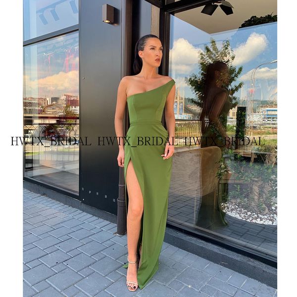 2019 simple one shoulder evening dress arabic dubai styles high slits elegant satin long formal evening gown vestidos de fiesta, White;black
2019 simple one shoulder evening dress arabic dubai styles high slits elegant satin long formal evening gown vestidos de fiesta, White;black