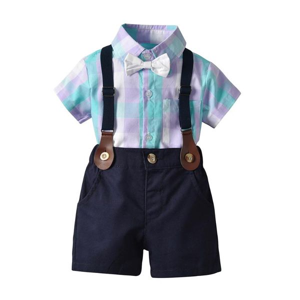 baby boy clothes boy plaid bow shirts with cotton overalls 2020 summer kids clothing fashion gentleman 2pcs outfits, White
baby boy clothes boy plaid bow shirts with cotton overalls 2020 summer kids clothing fashion gentleman 2pcs outfits, White