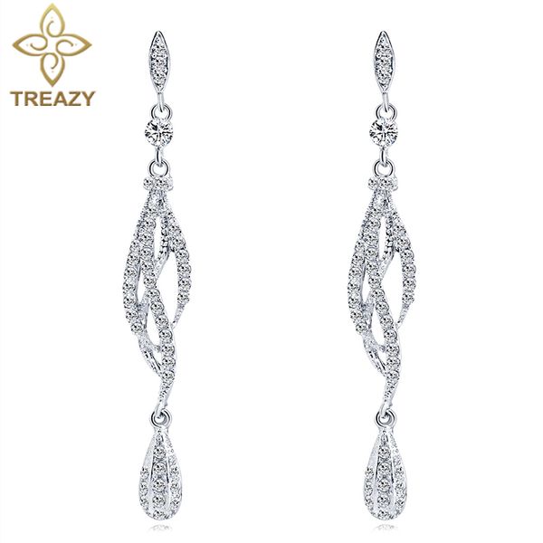 treazy silver/gold color crystal long earrings for women sparkling hollow leaf shape bride earrings wedding jewelry
treazy silver/gold color crystal long earrings for women sparkling hollow leaf shape bride earrings wedding jewelry