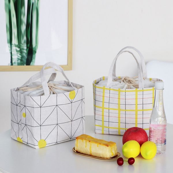 stripe pattern leisure bags tote lunch bag cotton fabric portable women cooker's thermal convenient lunch box, Blue;pink
stripe pattern leisure bags tote lunch bag cotton fabric portable women cooker's thermal convenient lunch box, Blue;pink